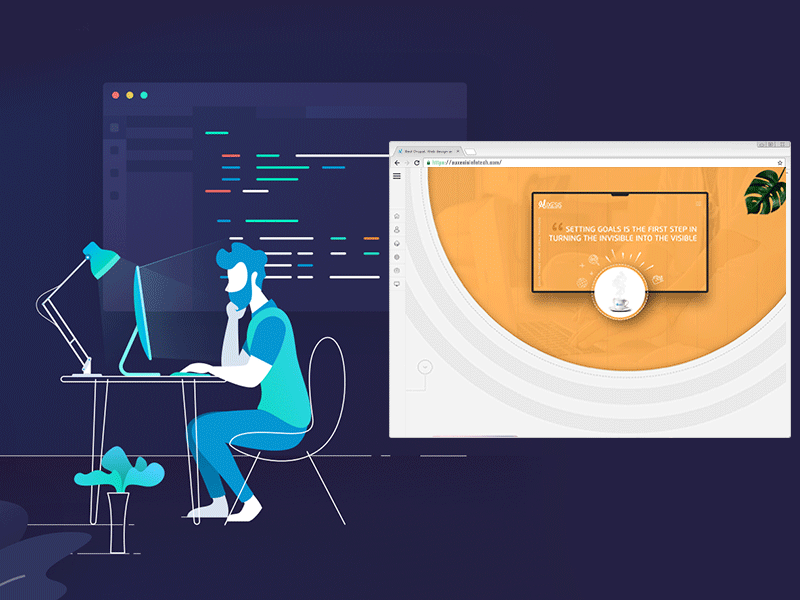 Developer animation